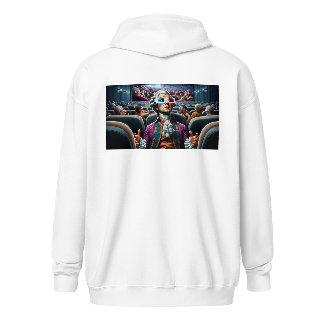 Zipper Hoodie Men - Mozart in the 3D Cinema