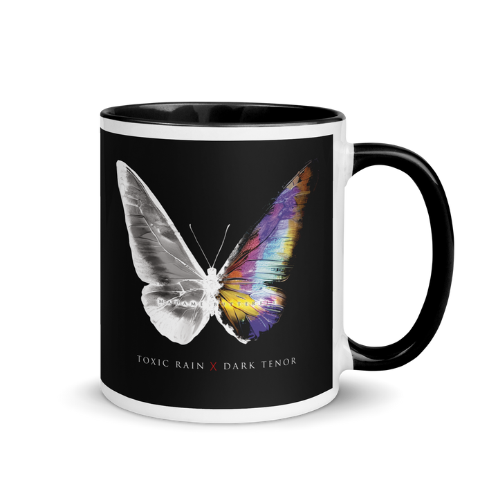 Mug with colored interior - Toxic Rain, Madame Butterfly, Butterfly