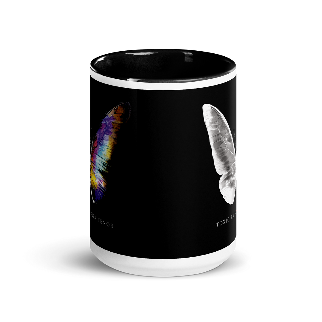 Mug with colored interior - Toxic Rain, Madame Butterfly, Butterfly