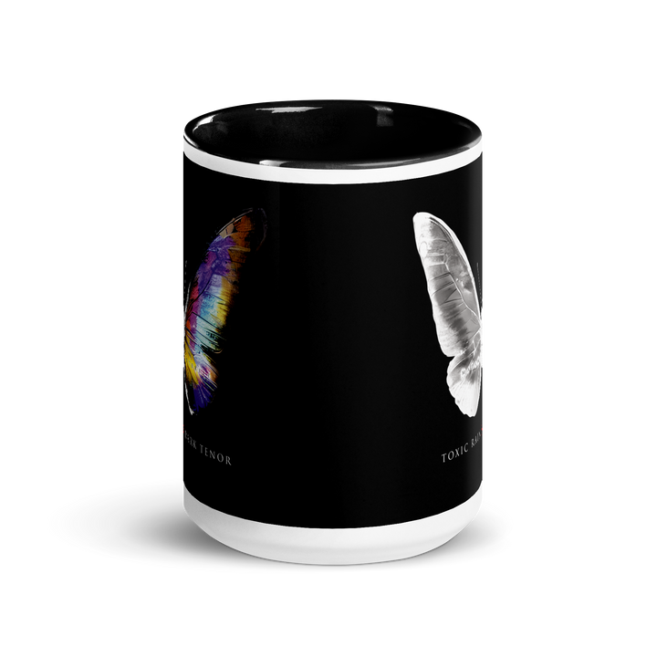 Mug with colored interior - Toxic Rain, Madame Butterfly, Butterfly