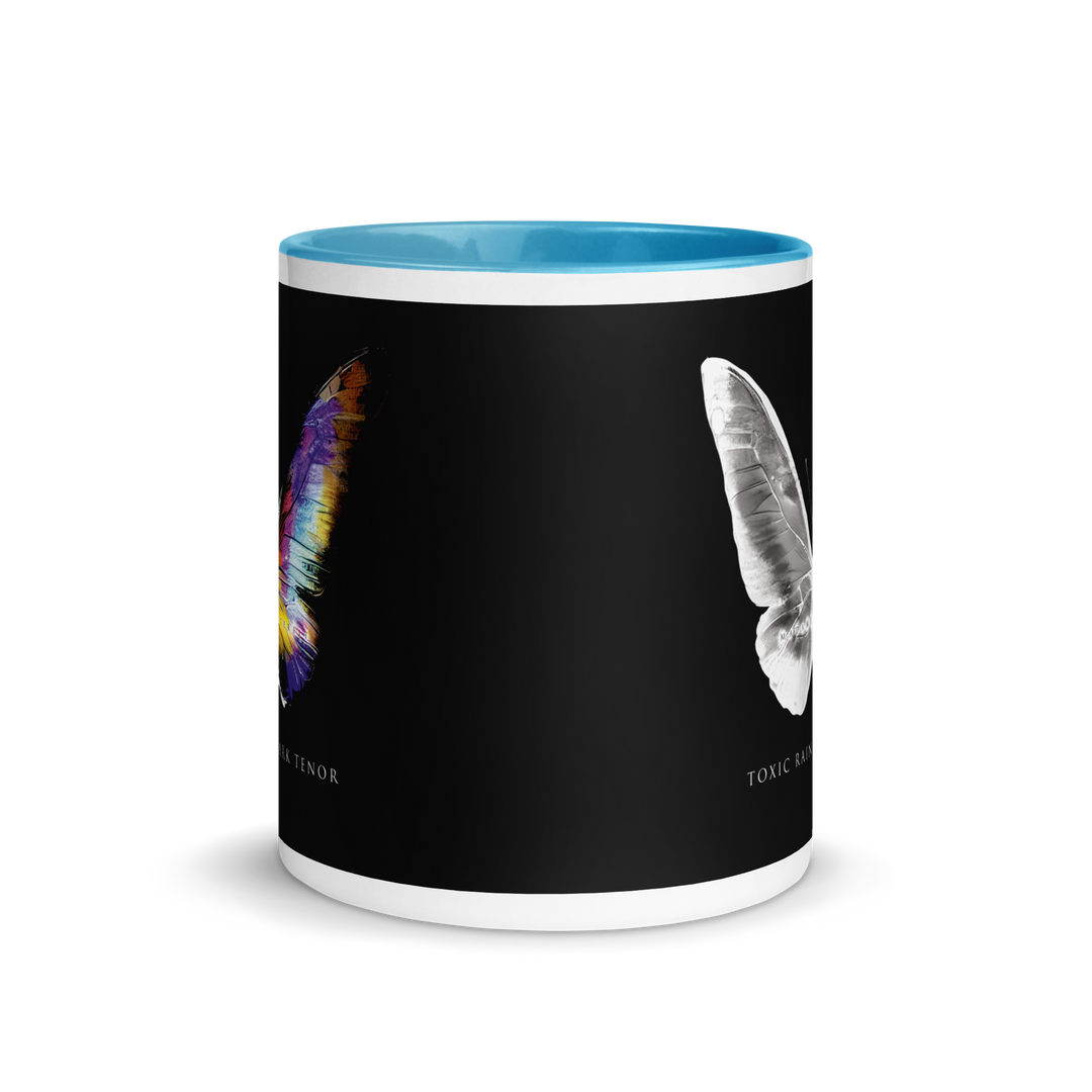 Mug with colored interior - Toxic Rain, Madame Butterfly, Butterfly