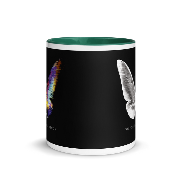 Mug with colored interior - Toxic Rain, Madame Butterfly, Butterfly