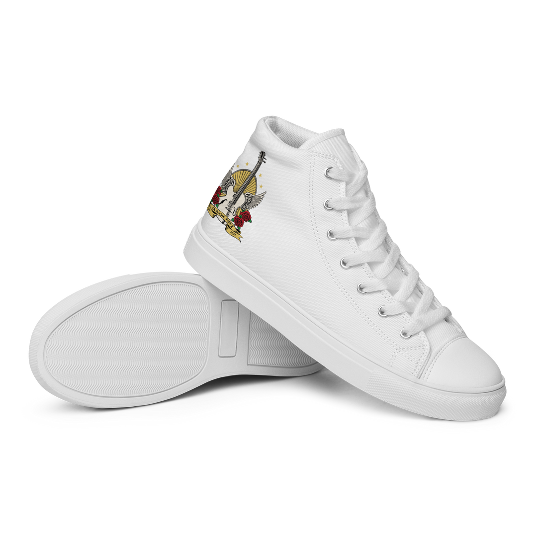 High-top canvas shoes for women - Guitar &amp; Cello RoXX