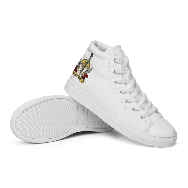 High-top canvas shoes for women - Guitar &amp; Cello RoXX