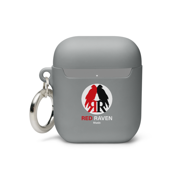 Apple AirPods &amp; AirPods Pro Case, Red Raven Music Logo