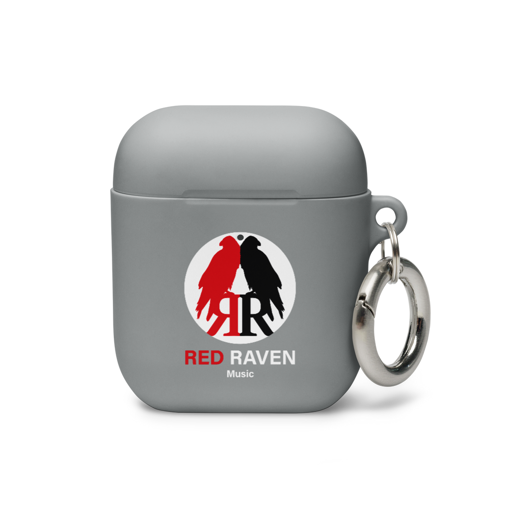 Apple AirPods &amp; AirPods Pro Case, Red Raven Music Logo