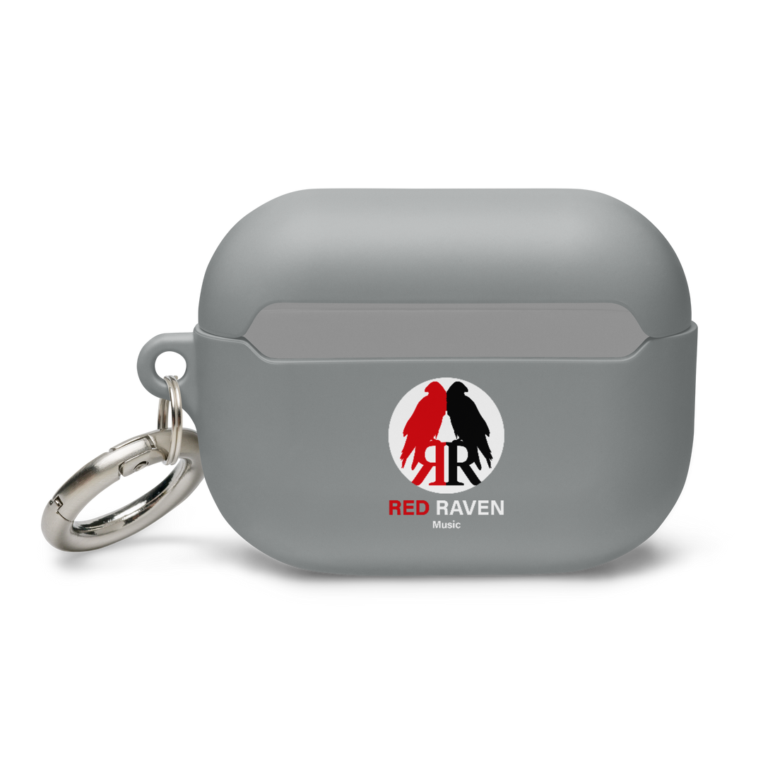 Apple AirPods &amp; AirPods Pro Case, Red Raven Music Logo