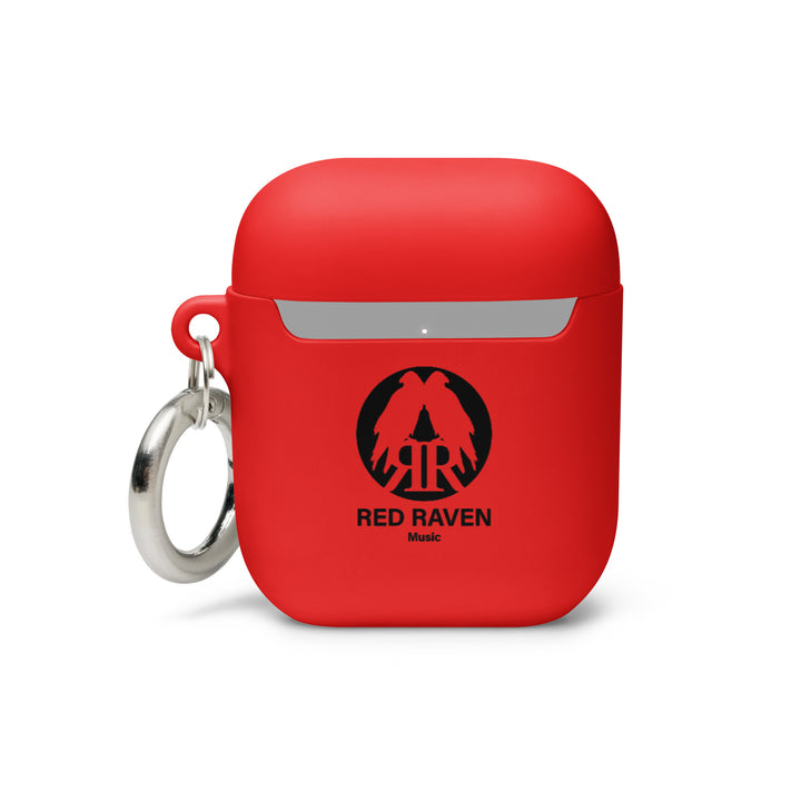 Apple AirPods &amp; AirPods Pro Case, Red Raven Music Logo