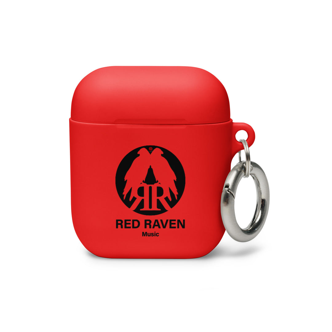 Apple AirPods &amp; AirPods Pro Case, Red Raven Music Logo