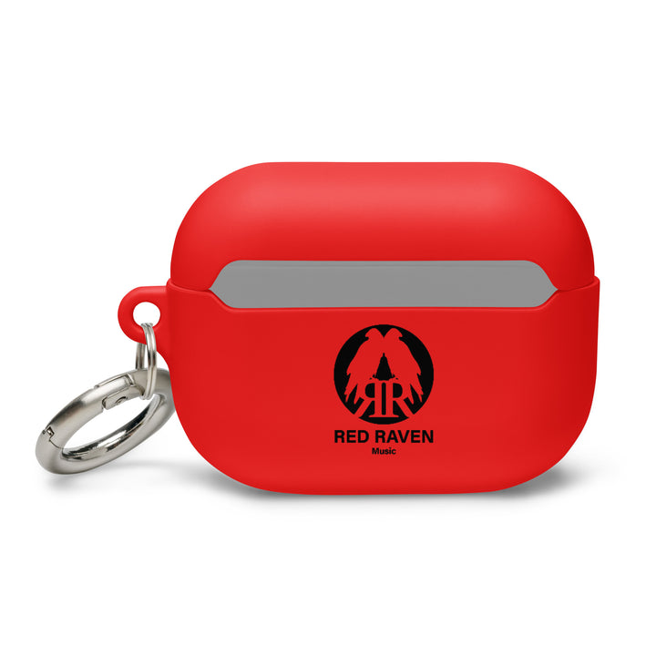 Apple AirPods &amp; AirPods Pro Case, Red Raven Music Logo