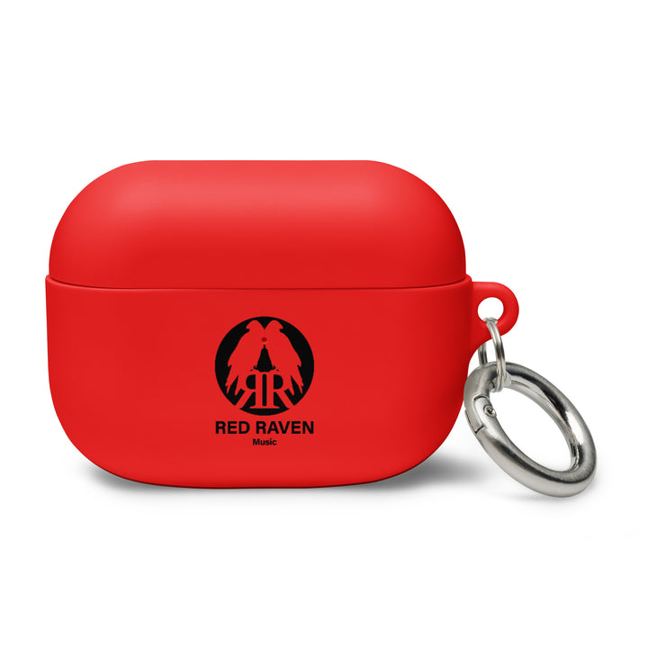 Apple AirPods &amp; AirPods Pro Case, Red Raven Music Logo