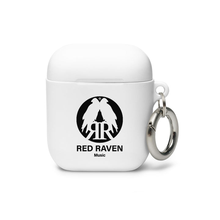 Apple AirPods &amp; AirPods Pro Case, Red Raven Music Logo