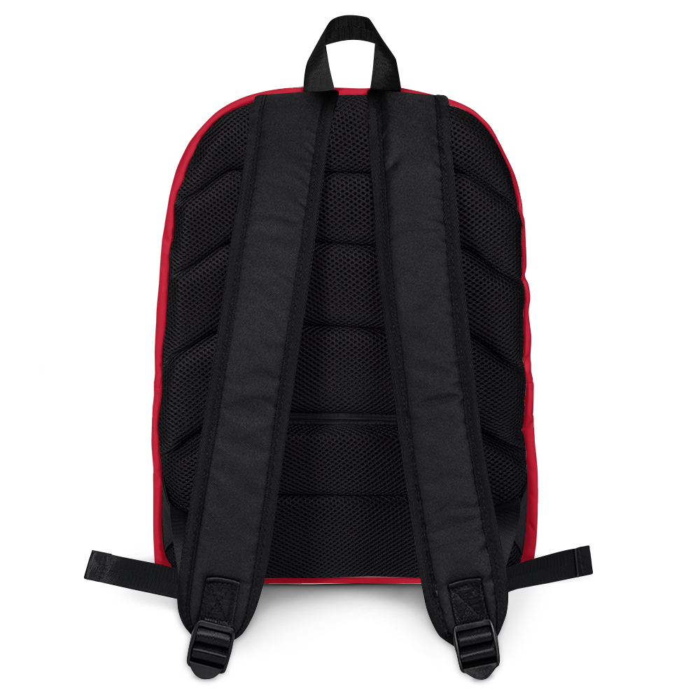 Backpack - Darker Hearts, Black Heart, red