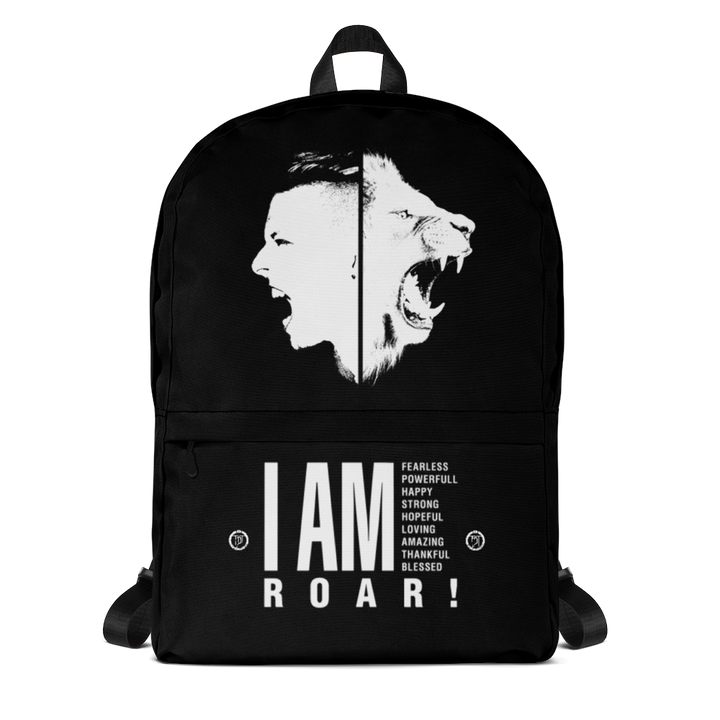 Backpack - I am (Roar 2.0), white