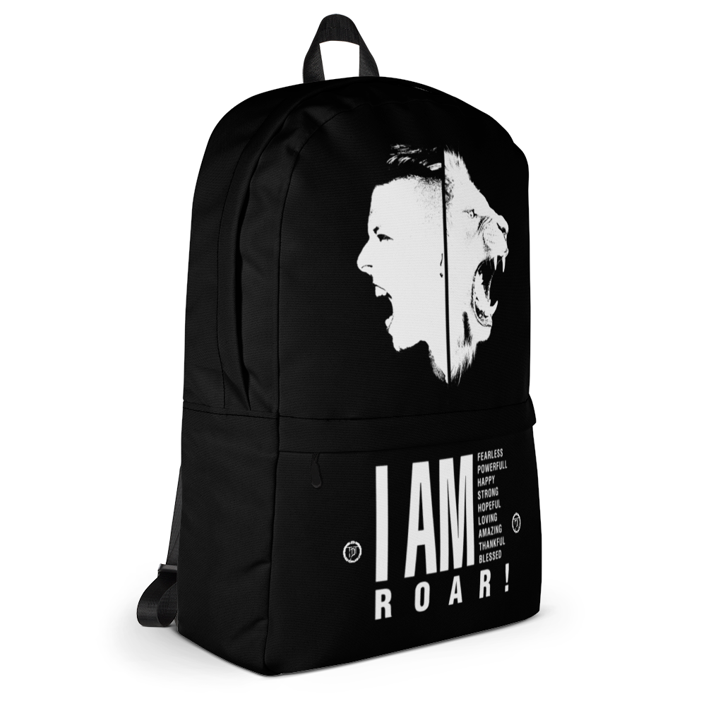 Backpack - I am (Roar 2.0), white