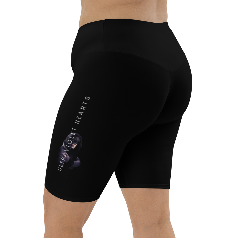 Cycling Shorts Women - Ultraviolet Hearts, The Phantom &amp; Billy