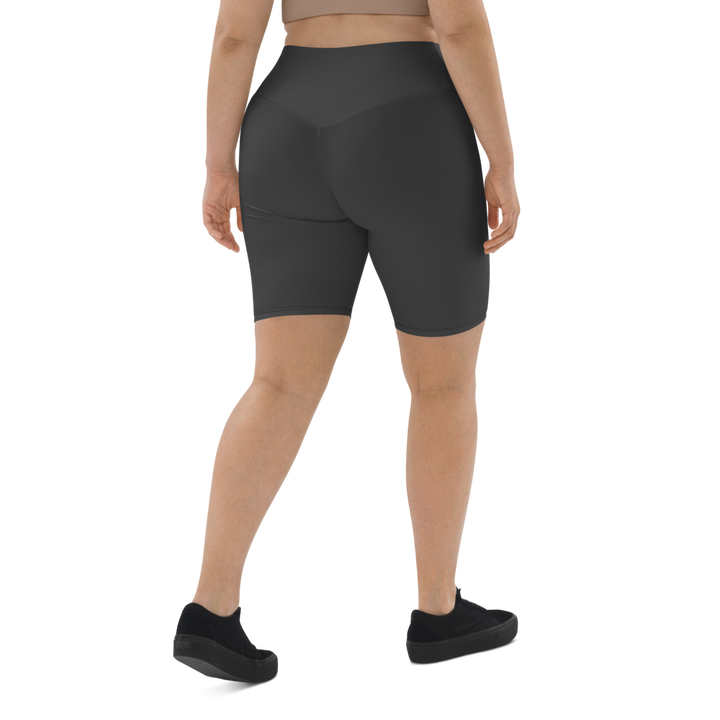 Cycling Shorts Women - Now I Am Stronger, Darker Hearts, Color: Eclipse