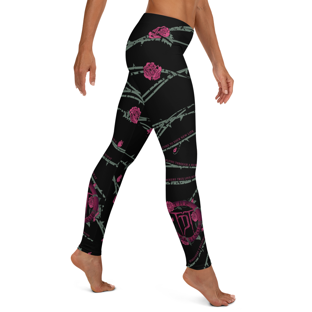 Leggings - Crest Rose