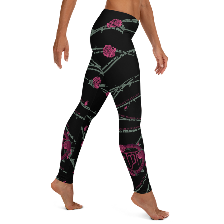 Leggings - Crest Rose