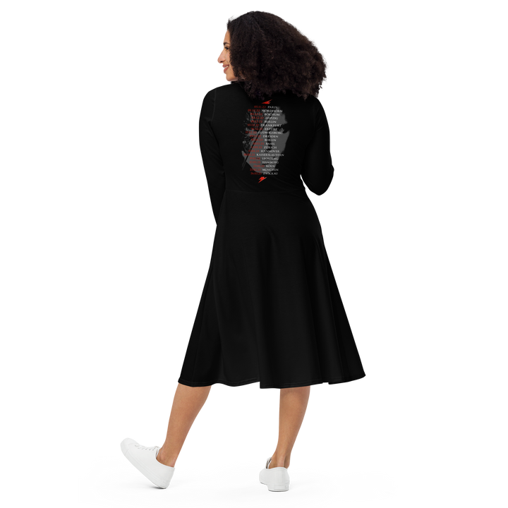 Long Sleeve Midi Dress - Classic RoXX Tour