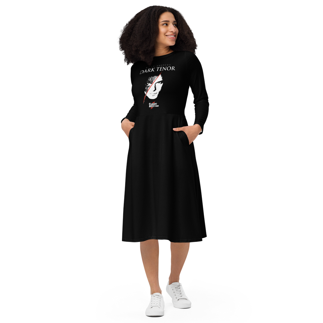 Long Sleeve Midi Dress - Classic RoXX Tour