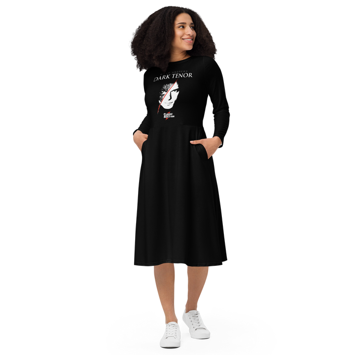 Long Sleeve Midi Dress - Classic RoXX Tour