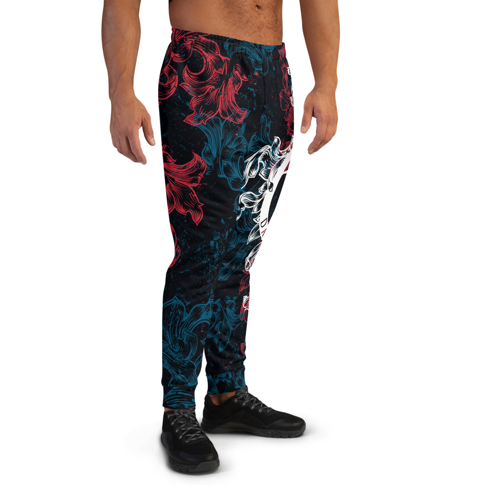 Jogging Pants Men Premium - Coat of Arms Floral