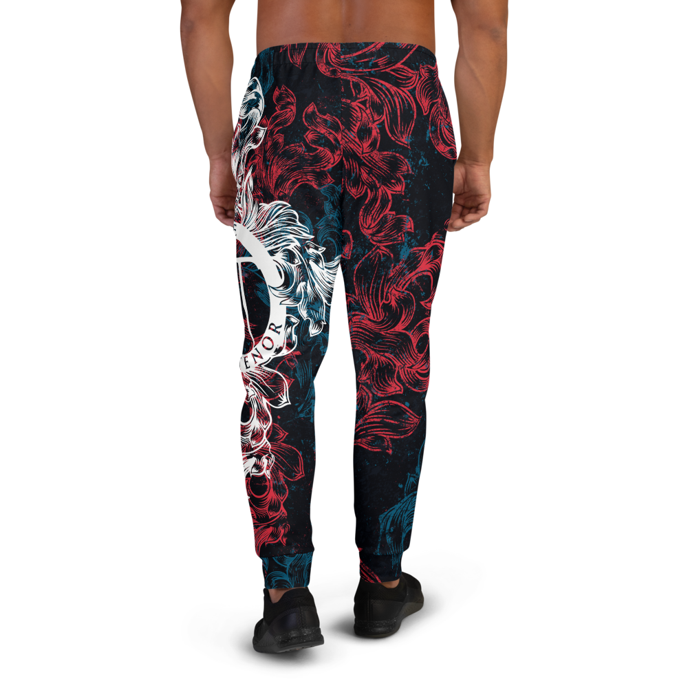 Jogging Pants Men Premium - Coat of Arms Floral