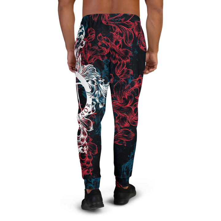 Jogging Pants Men Premium - Coat of Arms Floral