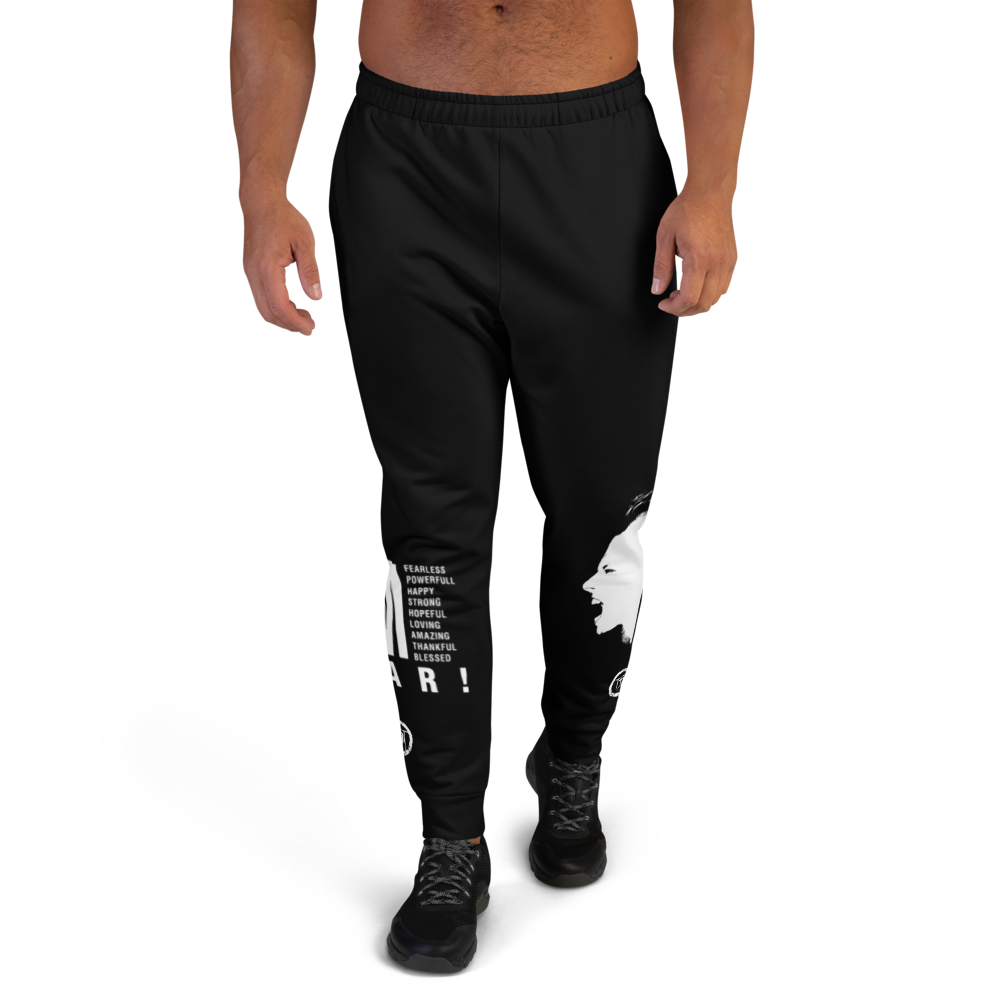 Men's Jogging Pants - I am (Roar 2.0), White