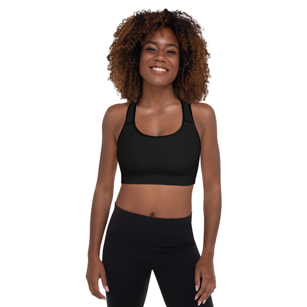 Padded sports bra - Dona Nobis Pacem, Ultraviolet Hearts