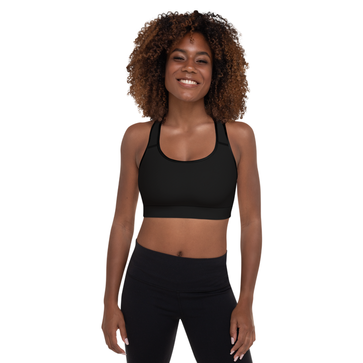 Padded sports bra - Dona Nobis Pacem, Ultraviolet Hearts