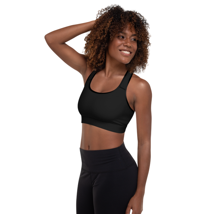 Padded sports bra - Dona Nobis Pacem, Ultraviolet Hearts