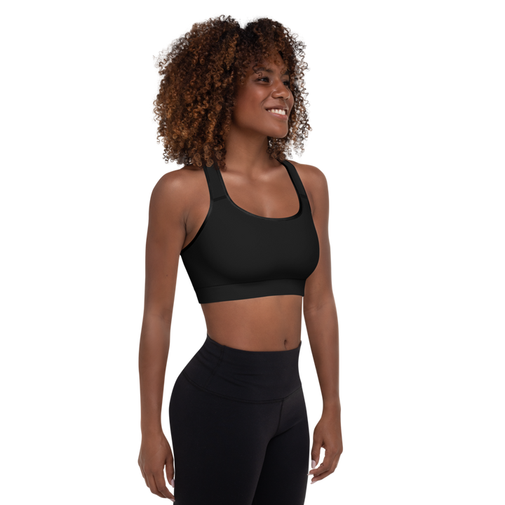 Padded sports bra - Dona Nobis Pacem, Ultraviolet Hearts