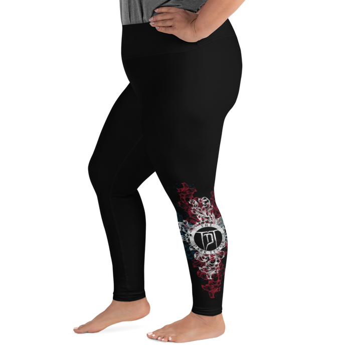 Plus Size Leggings - Crest Floral, Wade