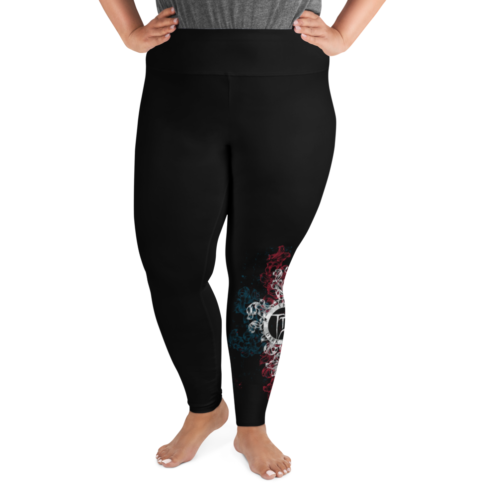 Plus Size Leggings - Crest Floral, Wade