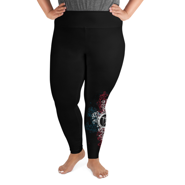 Plus Size Leggings - Crest Floral, Wade