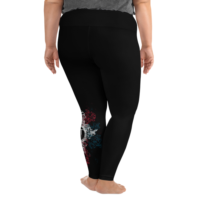 Plus Size Leggings - Crest Floral, Wade