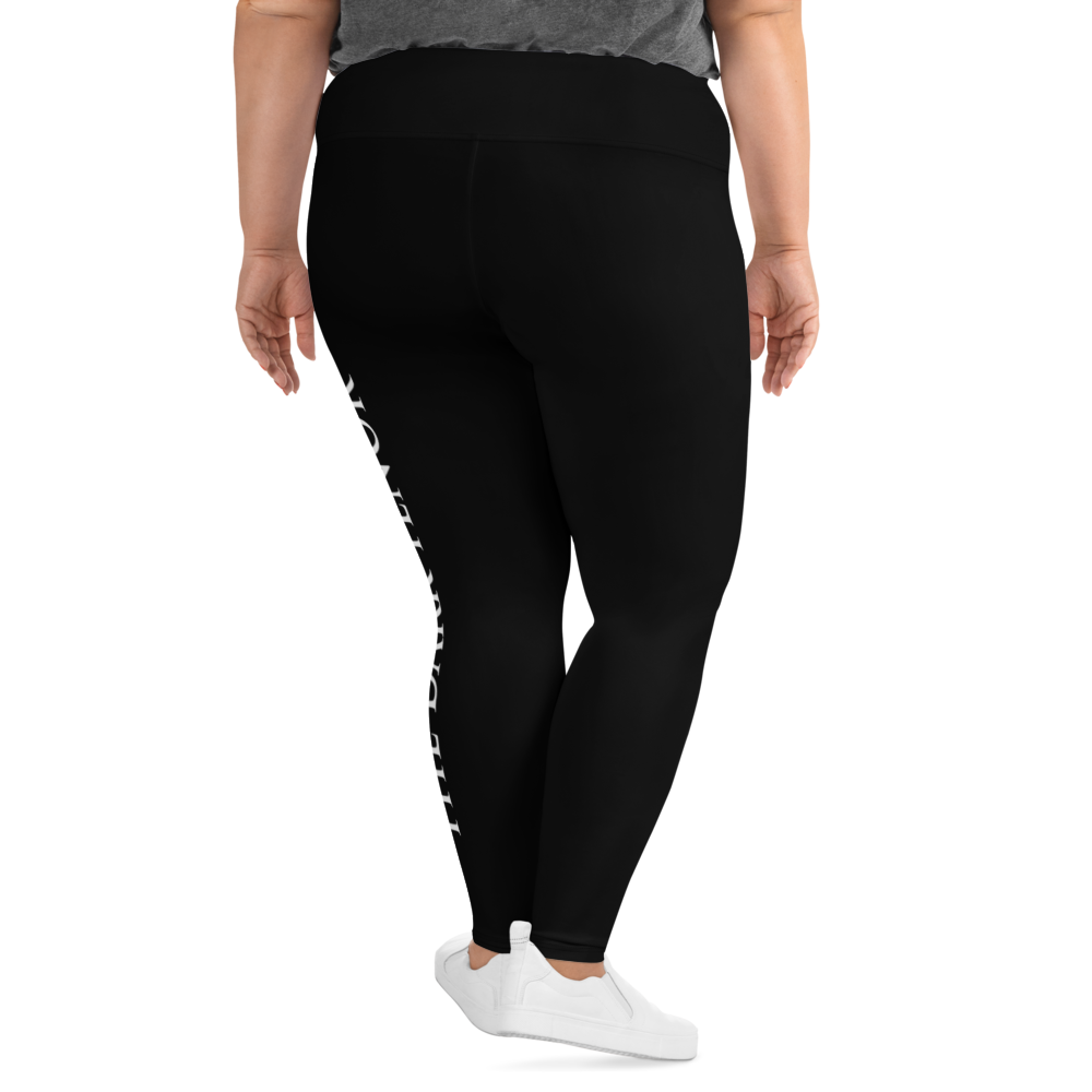 Plus Size Leggings - The Dark Tenor Logo, Black