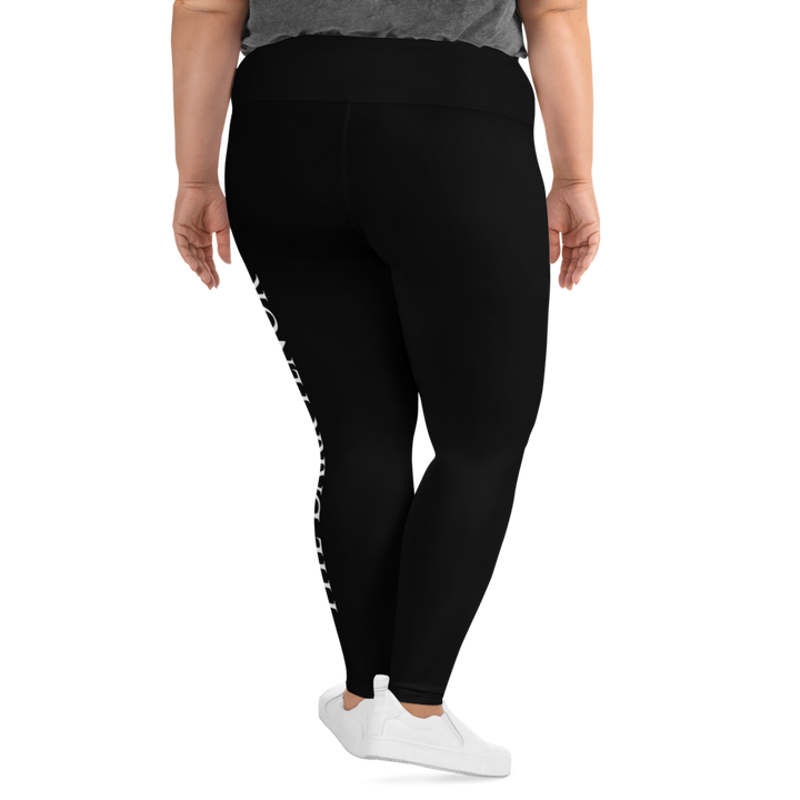 Plus Size Leggings - The Dark Tenor Logo, Black