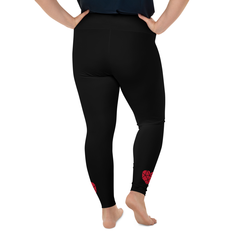 Plus Size Leggings - Heart, I Love TDT