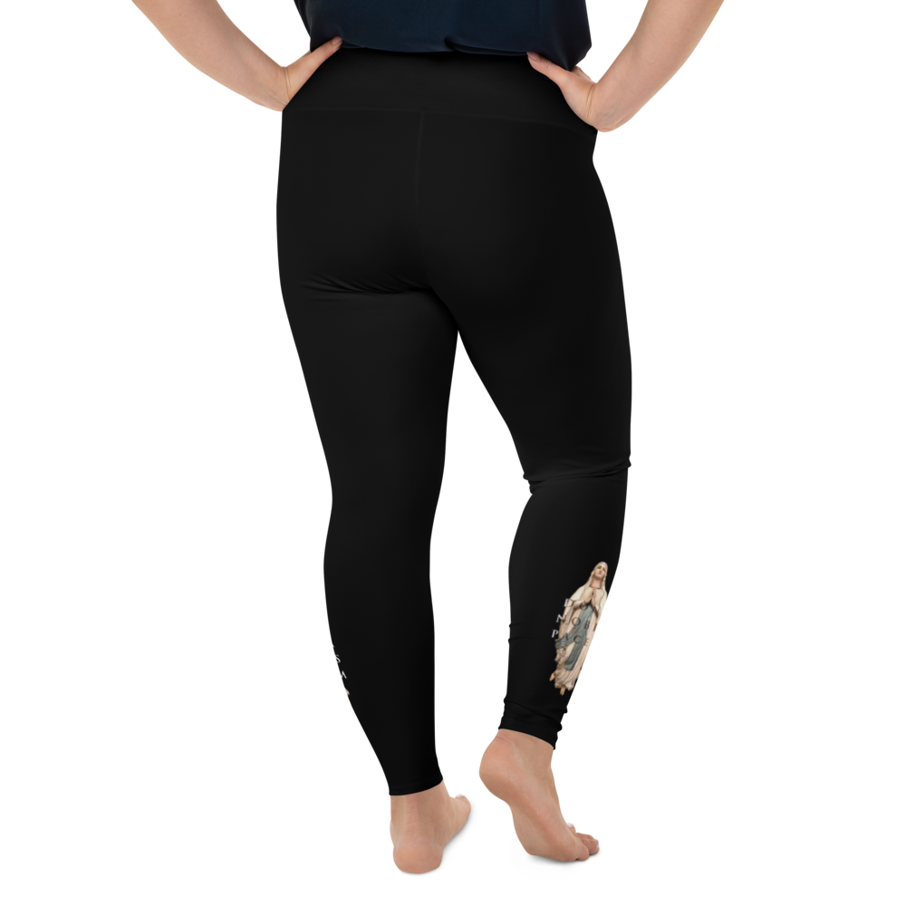 Plus Size Leggings - Dona Nobis Pacem, Ultraviolet Hearts