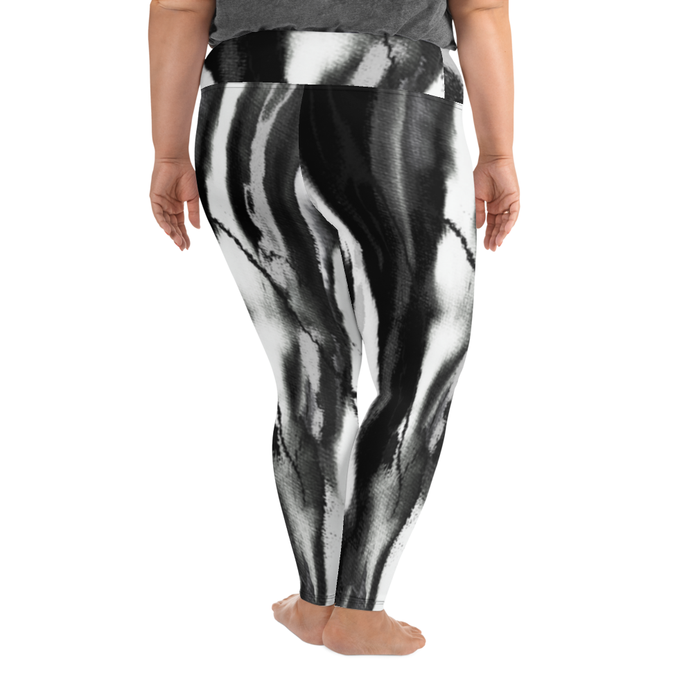 Plus Size Leggings - In the Shadows