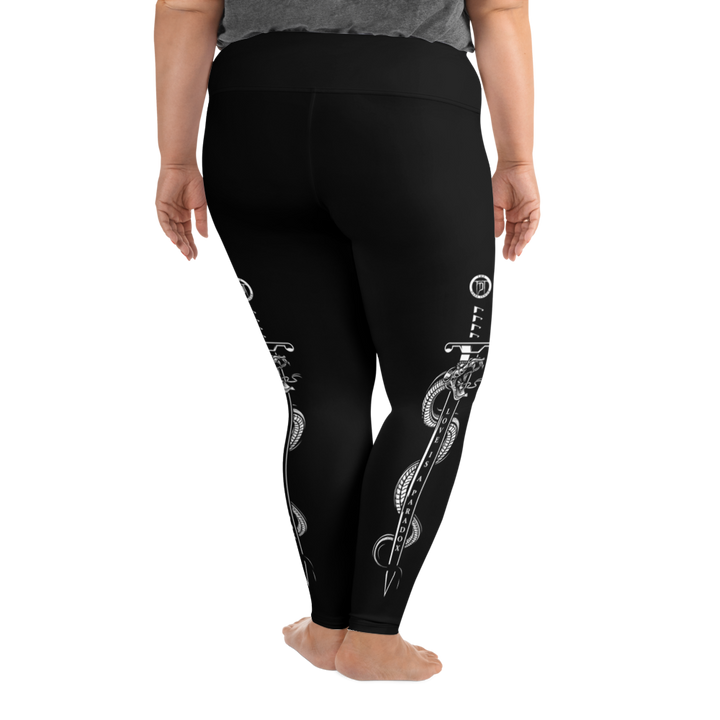 Plus Size Leggings - Paradox, Snake &amp; Sword