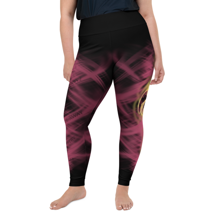 Plus Size Leggings - Hurricane with Lyrics