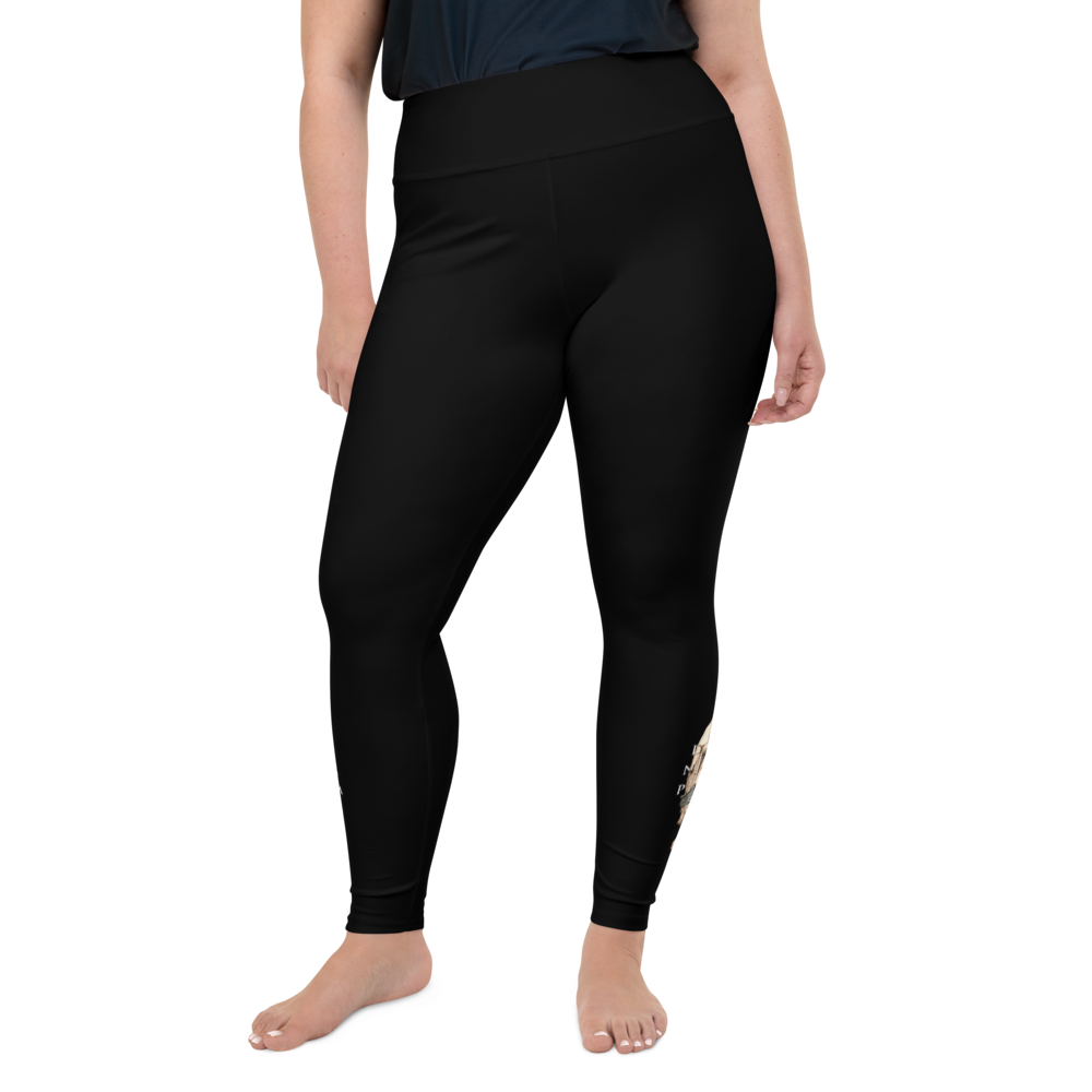 Plus Size Leggings - Dona Nobis Pacem, Ultraviolet Hearts