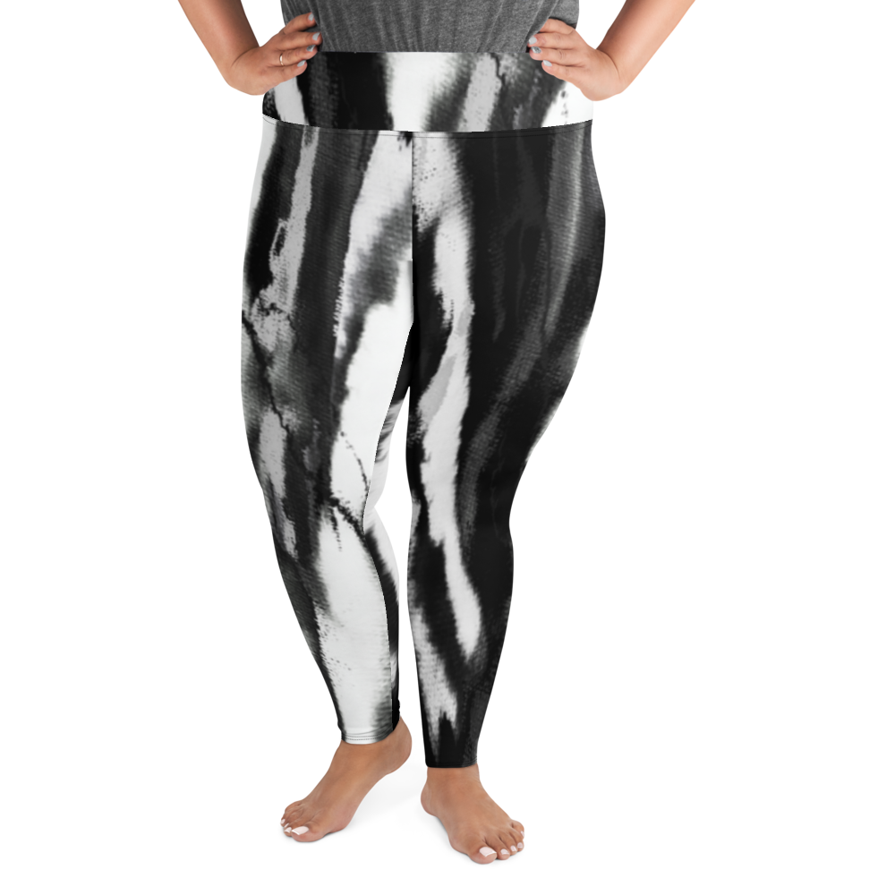 Plus Size Leggings - In the Shadows