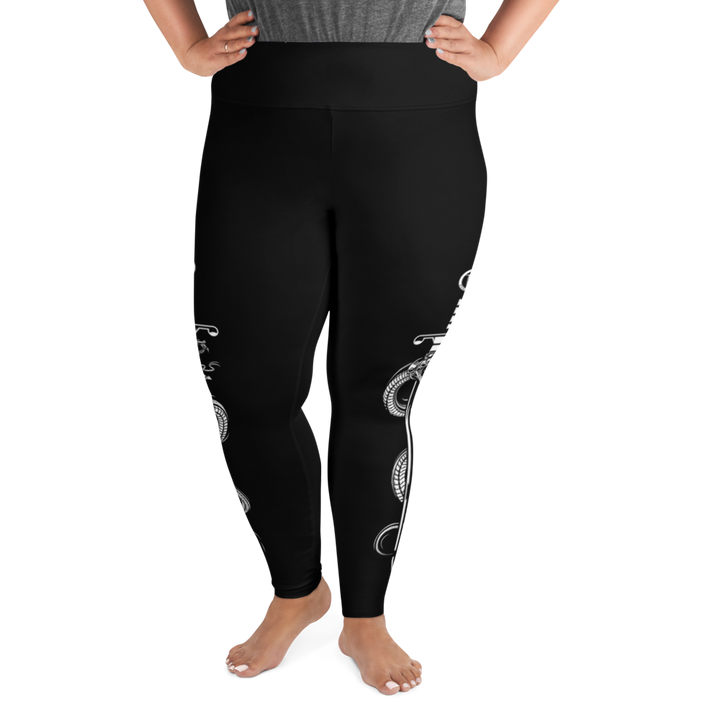 Plus Size Leggings - Paradox, Snake &amp; Sword