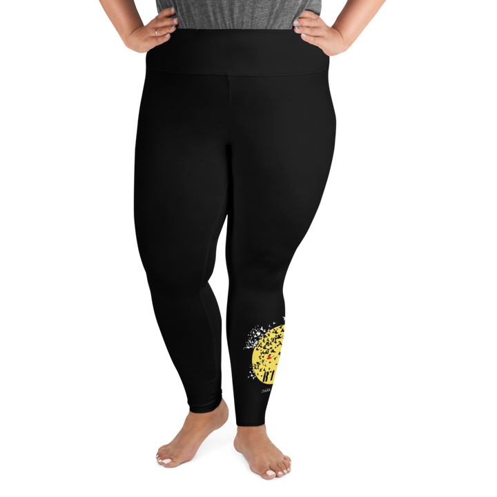 Plus Size Leggings - Rise, Sun and Raven