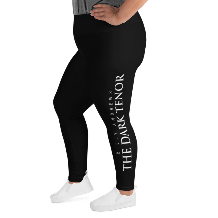 Plus Size Leggings - The Dark Tenor Logo, Black